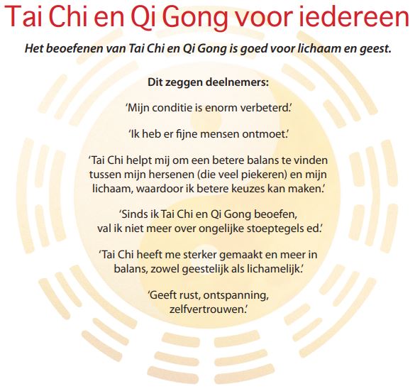 Tai Chi les in Den Bosch, qi gong en meditatie-lessen in 's-Hertogenbosch